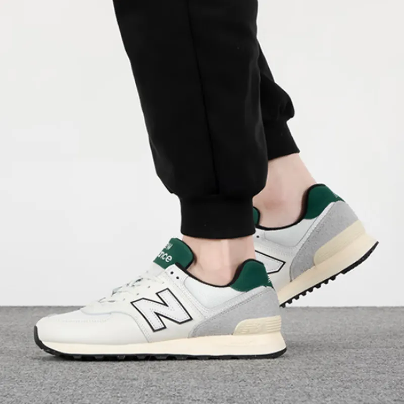 New Balance 574 White Green-6