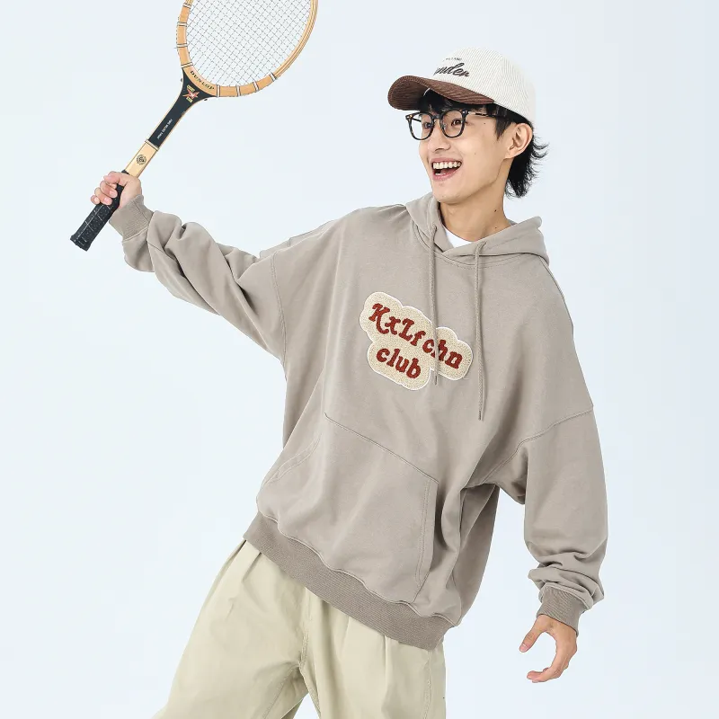 KXLFCHN Hooded Loose Fit Sweatshirt Fall Unisex-8
