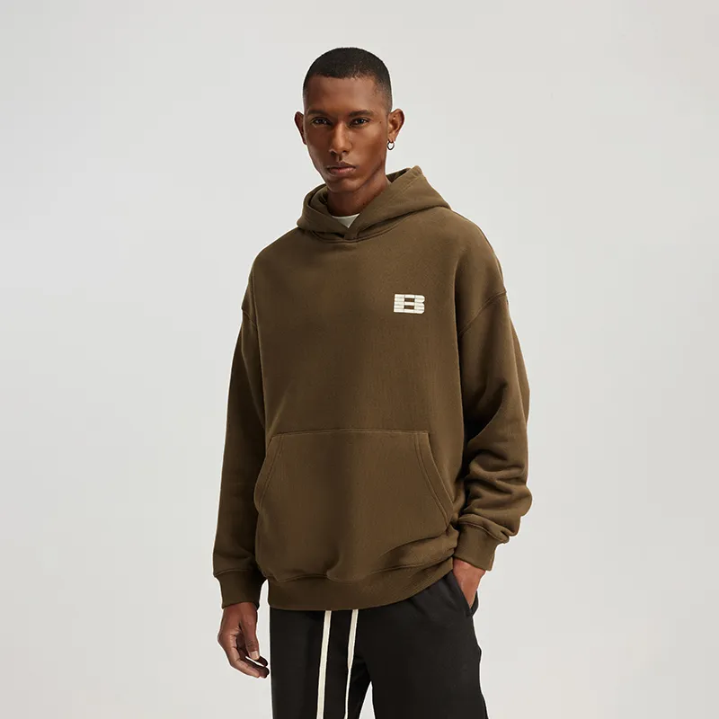 BONELESS Hooded Loose Fit Sweatshirt Spring And Autumn Unisex-6
