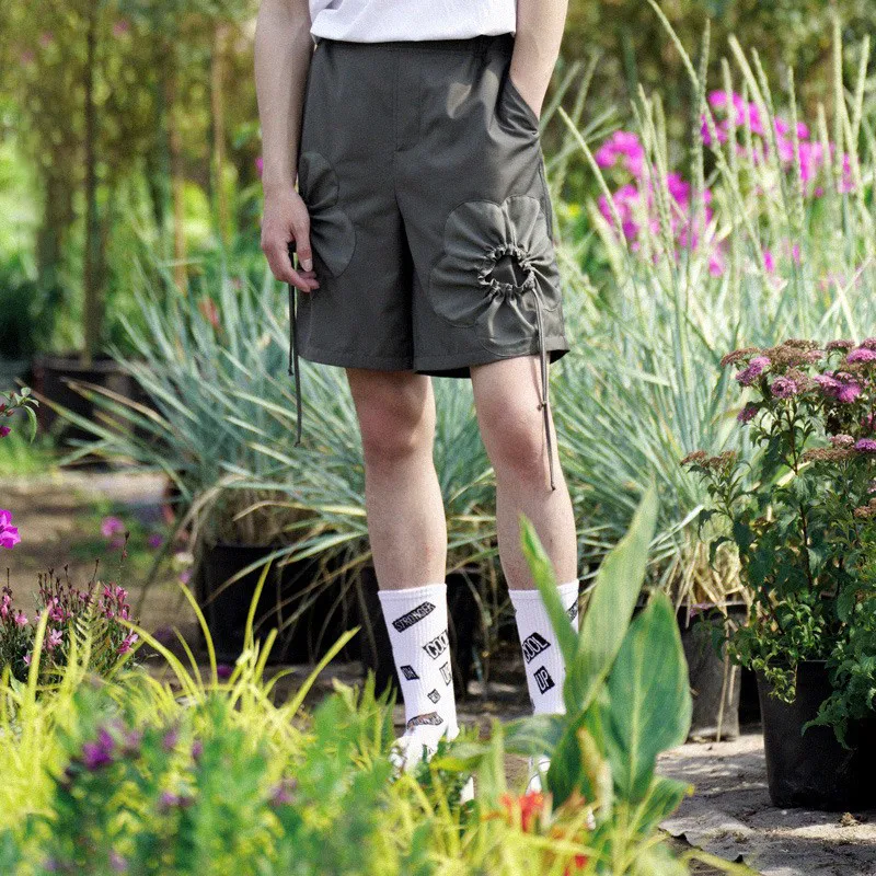 VALLEYOUTH Shorts Unisex Olive Green-3