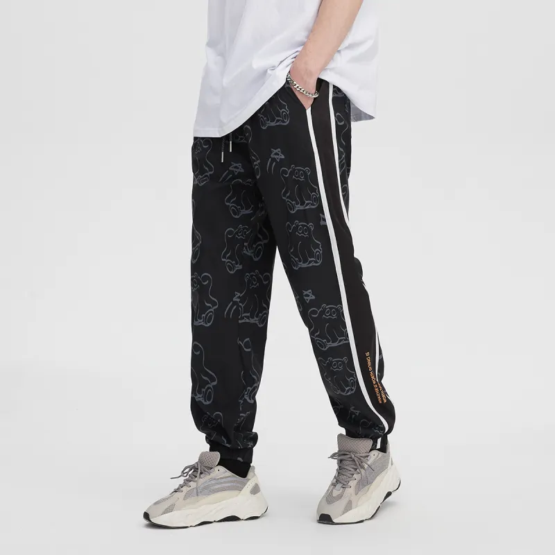 GUKUUL Jogger Casual Pants Unisex Black-8