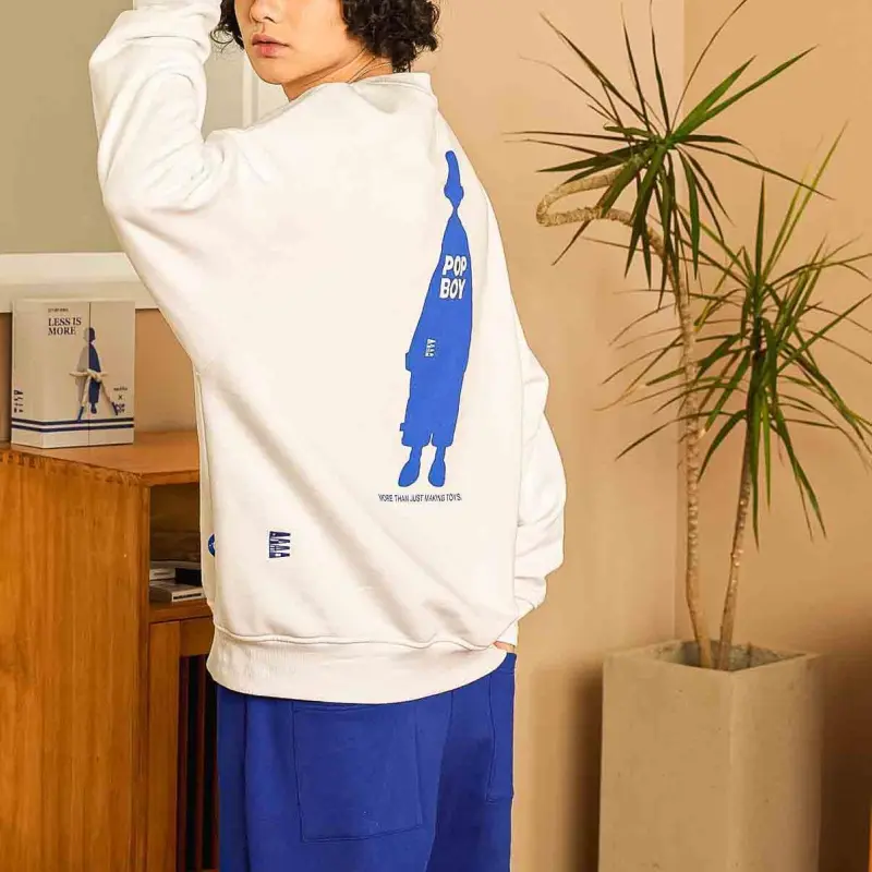 Nautica White Sail Nautica X POPBOY Sweatshirts Unisex-5