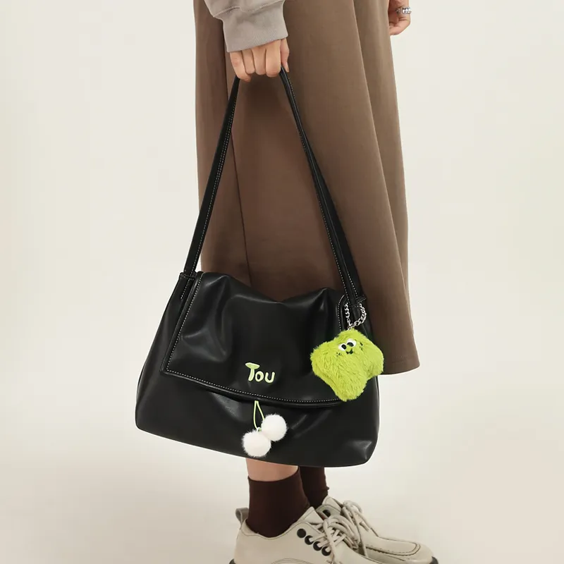 TOUTOU PU Shoulder Bag Tubas Women's Multicolor-5