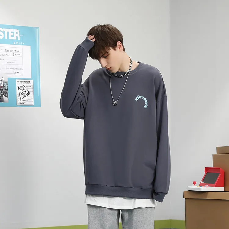 Bt Crew Neck Loose Fit Regular Sweatshirt Unisex-12