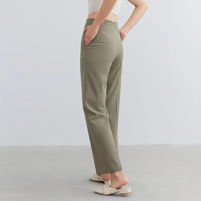 THE SEA LIFE Casual Pants Women's Shimmer Green-2