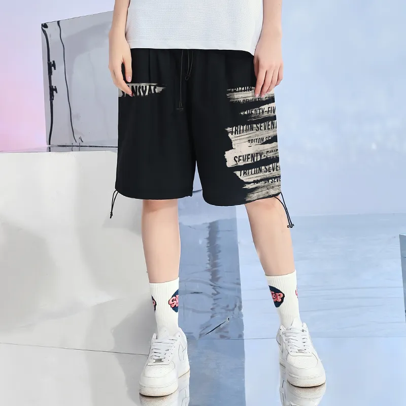 SANSYAS Casual Shorts Unisex Black-3