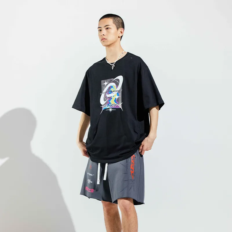 FLOAT Casual Shorts Unisex Deep Carbon Gray-6