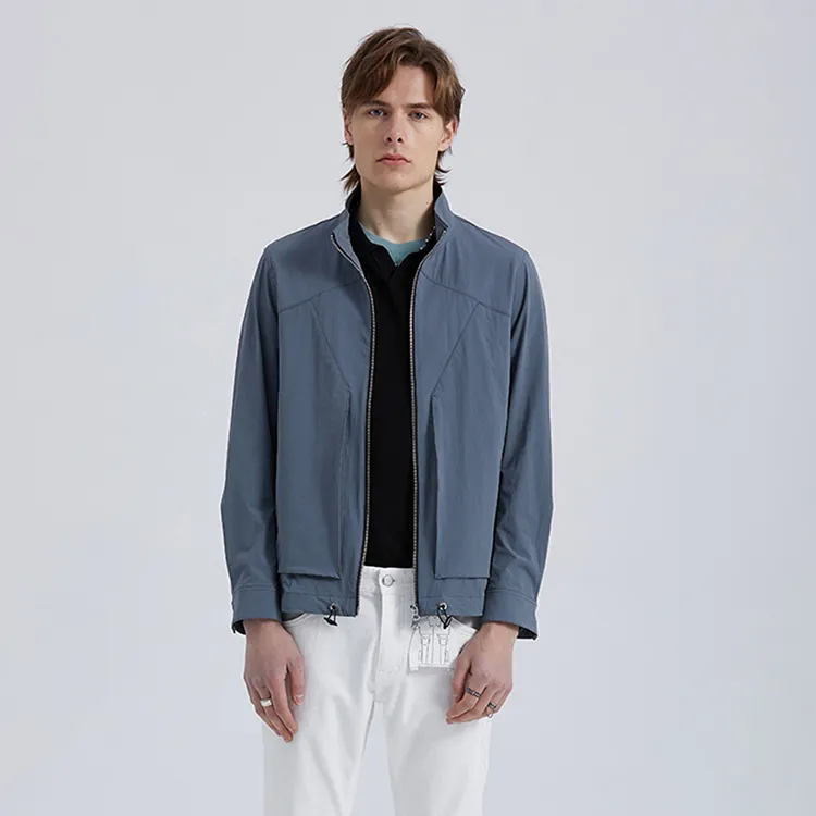 DAVID NAMAN SS22 Jacket Men's Blue-2