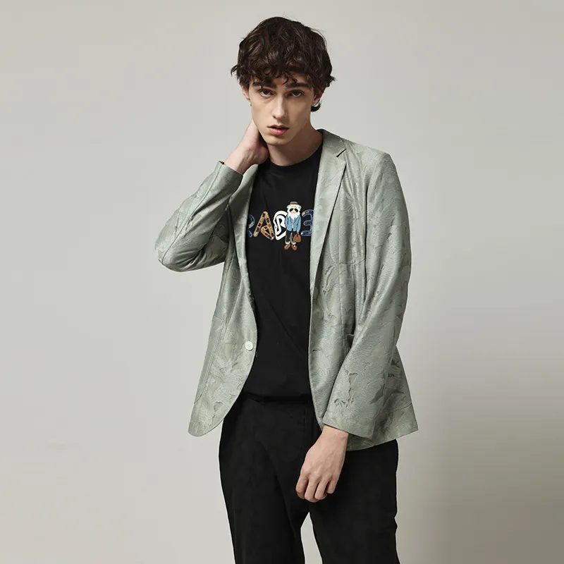 RARE Business Suits Men Green-3