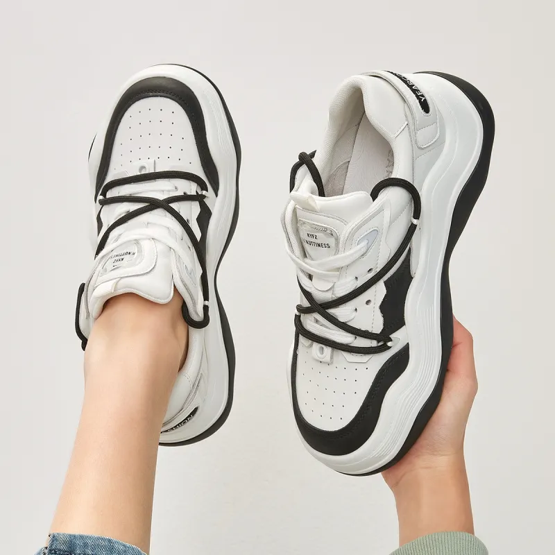 YEARCON Low-Top Stylish Skateboarding Shoes Women's-9