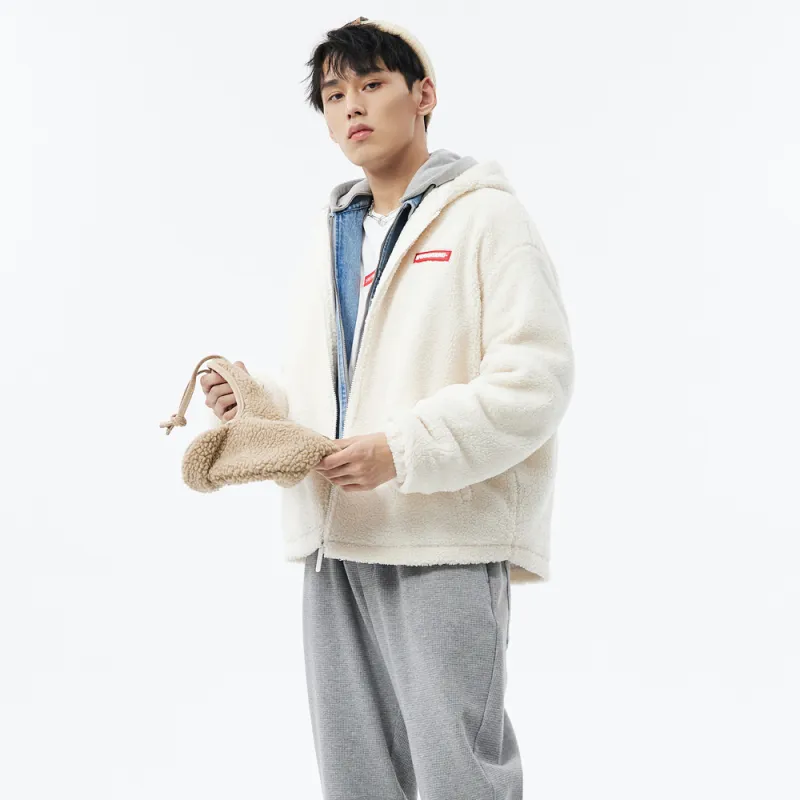 SPRAYGROUND Cartoon Hooded Loose Fit Puffer Jacket Unisex Milk White-5