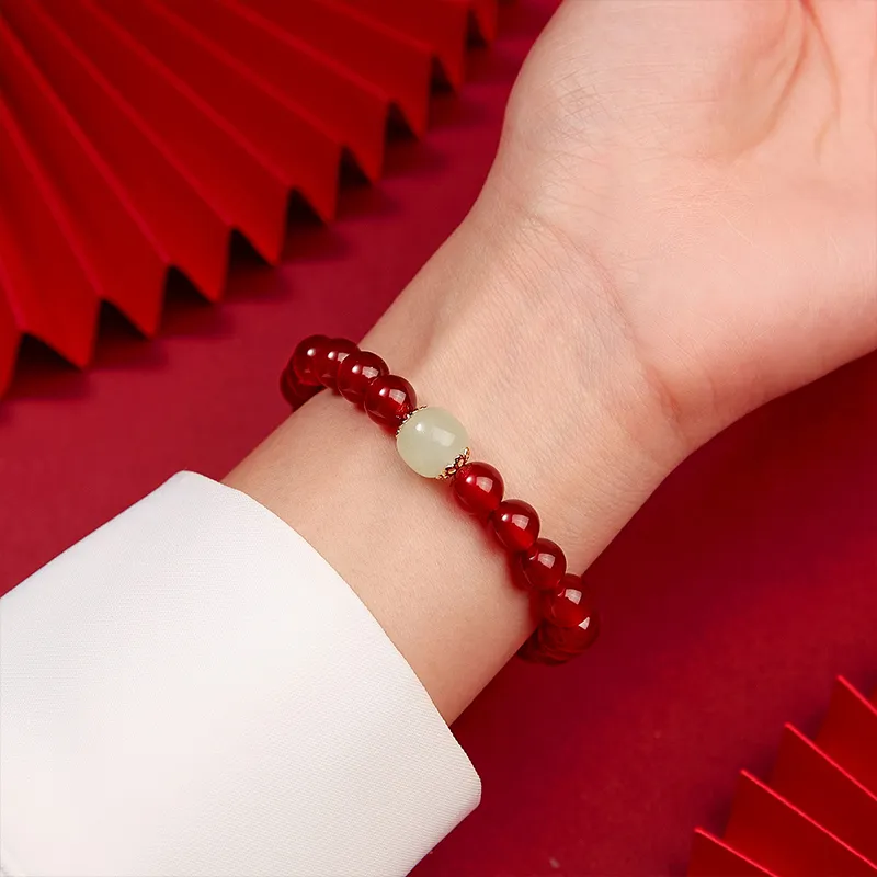 AGOVSKI Agate Jade Bracelets Women's-4