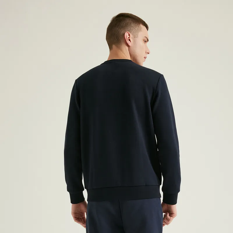 Le Coq Sportif Sweatshirt Unisex Black White-7