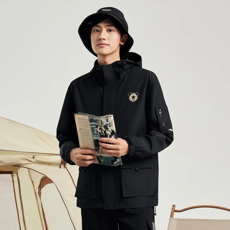 Erke Trench Coat Men's Jet Black-2