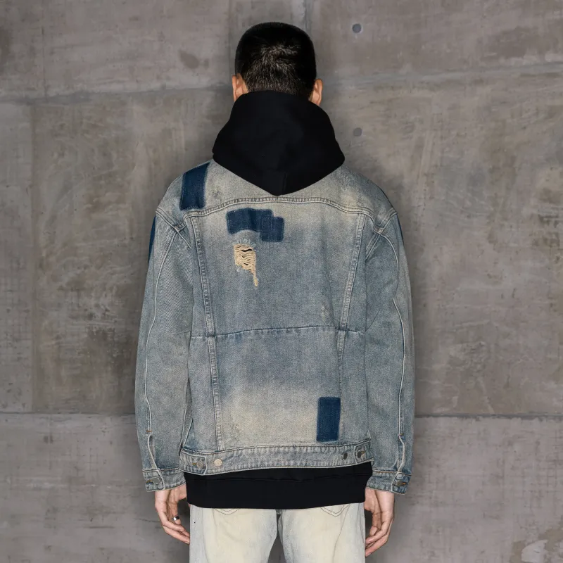 XINYINSU Denim Jacket Spring And Autumn Unisex-6