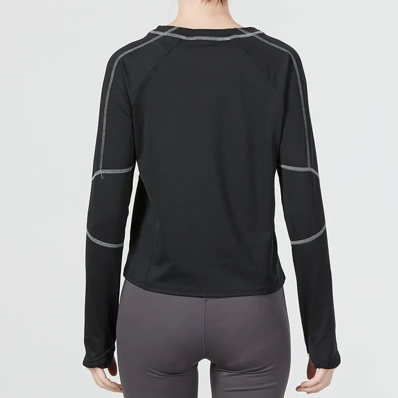 Under Armour Raglan Sleeve T Shirt Women's Black-3