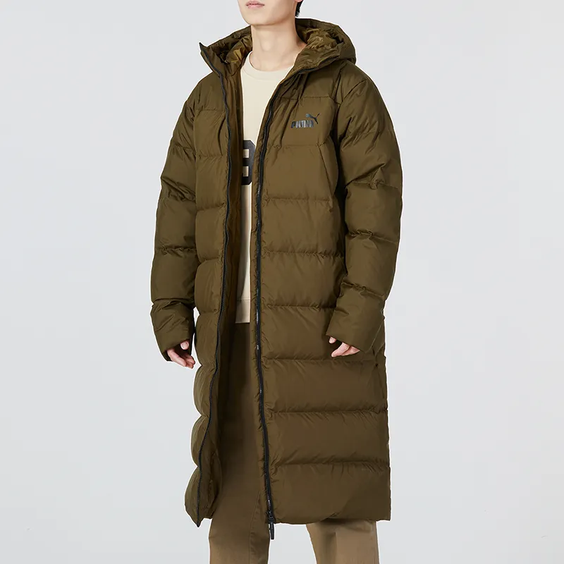 PUMA Down Jackets Men Dark Green-4