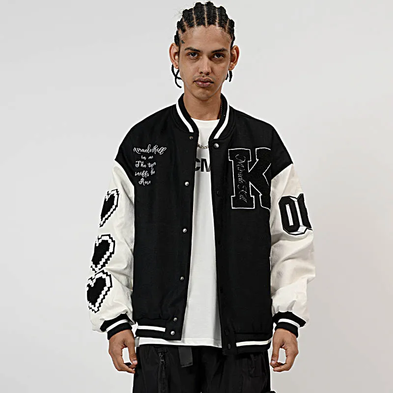 MIRACLE KILL Baseball Jacket Fall And Winter Unisex-4