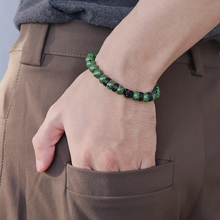 BYG Artificial Gemstone Bracelets Unisex Multiple Colors-1