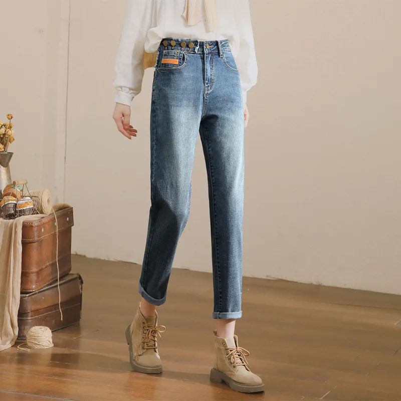 MITUAN Jeans Women's Vintage Blue-4