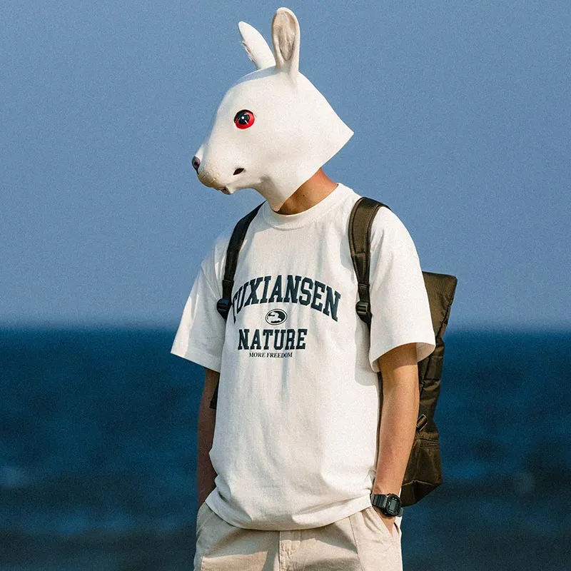 Rabbit House Summer T Shirt Men's-8