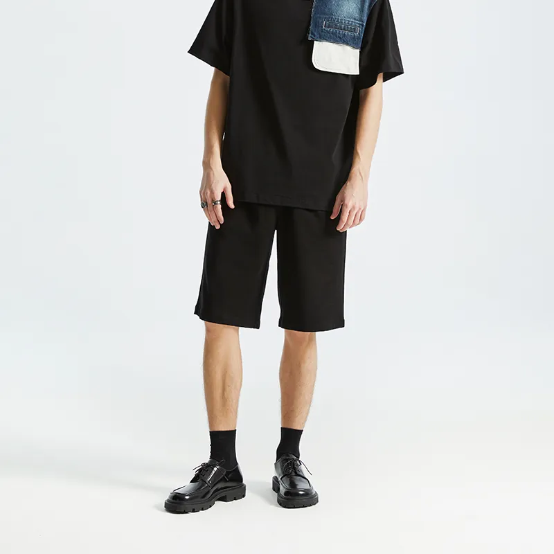 Organic Emotion Cargo Shorts Unisex Black-7