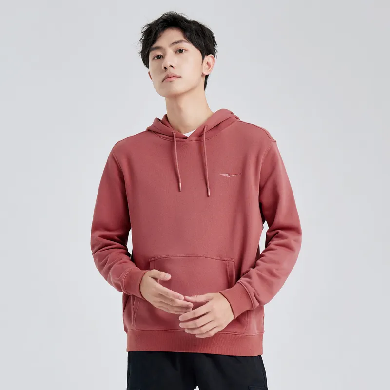 Erke Color Museum Collection Sports Life Collection Sweatshirt Men's Surprised Pink-2