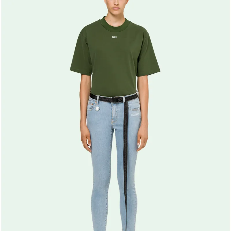 OFF WHITE SS22 T Shirts Women's Green-1