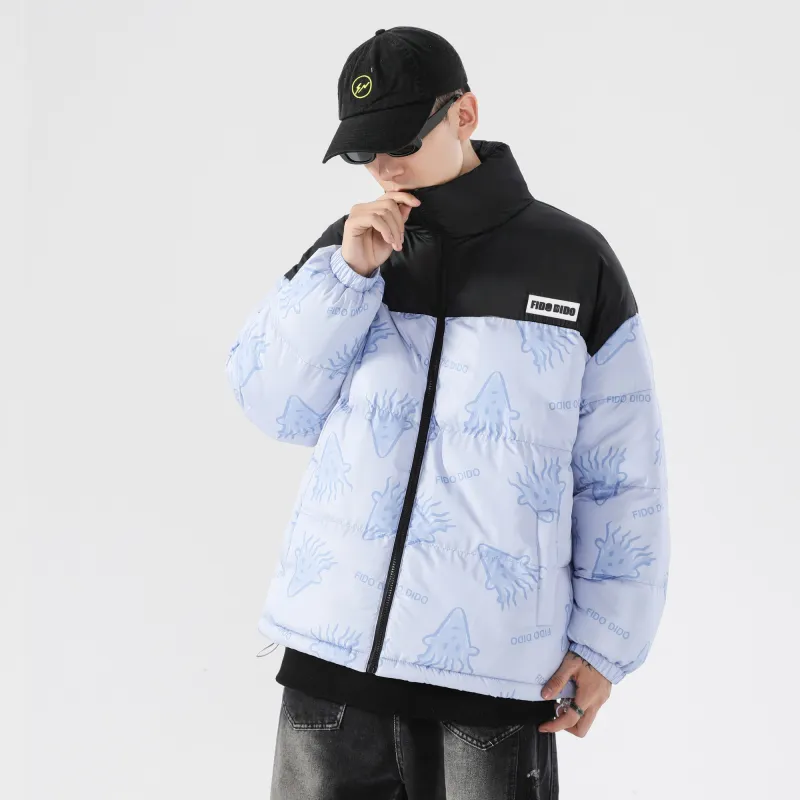 FIDO DIDO Puffer Jackets Unisex-8
