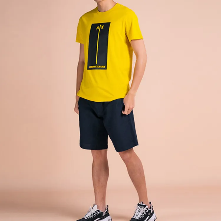 ARMANI EXCHANGE Linen Bermuda Shorts-5
