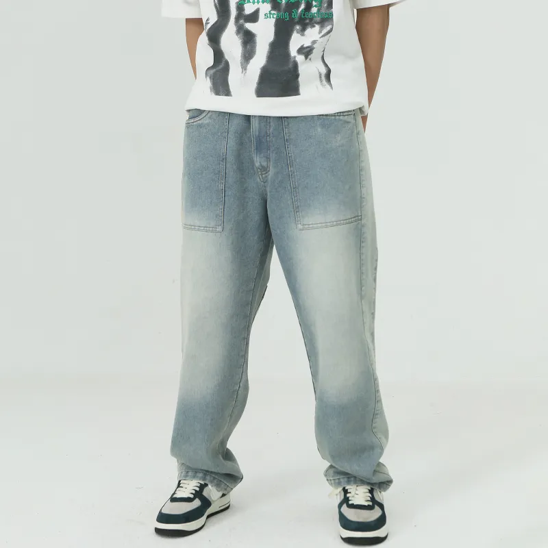 PASET Jeans Unisex Vintage Blue-5