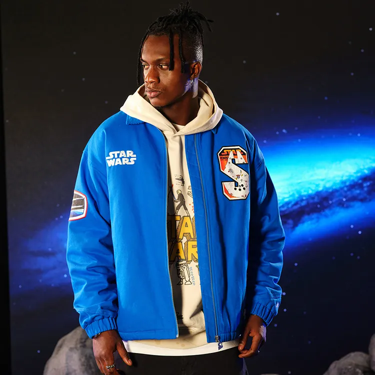STARTER Puffer Jackets Unisex Hero Blue-2
