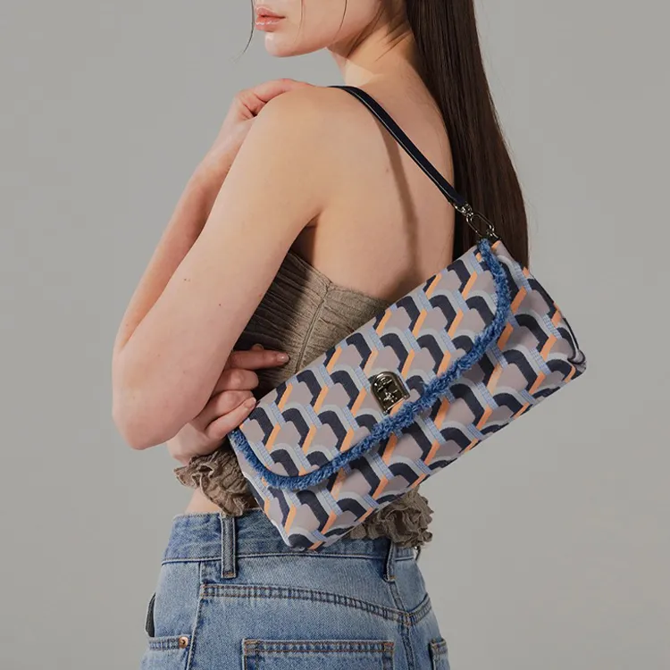 ROSA.K Shoulder Bags Navy Blue-5