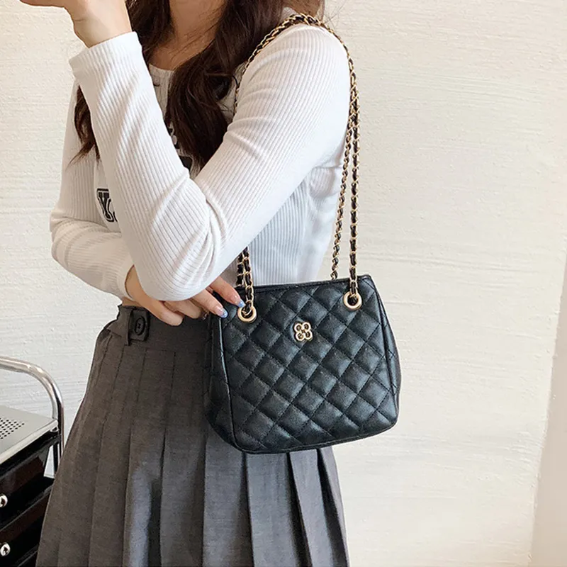 JANE KLAIN PU Handbag Shoulder Bag Small Size Women's White/Pink/Black-8