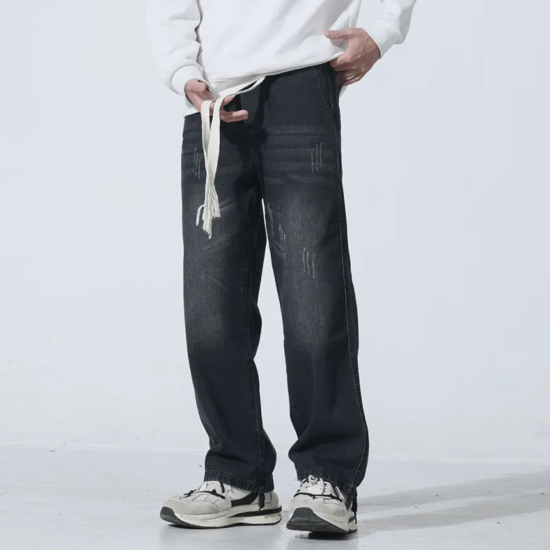 Antioffice Jeans Spring And Autumn Men's-5