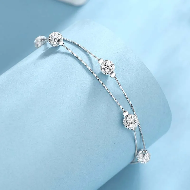 YINCHIE 925 Sterling Silver Sterling Silver Bracelet Women's-5