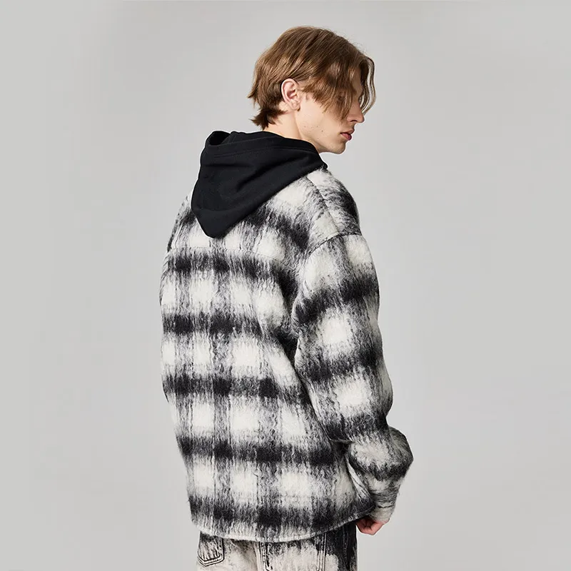YLDP Jackets Unisex Black/White-6