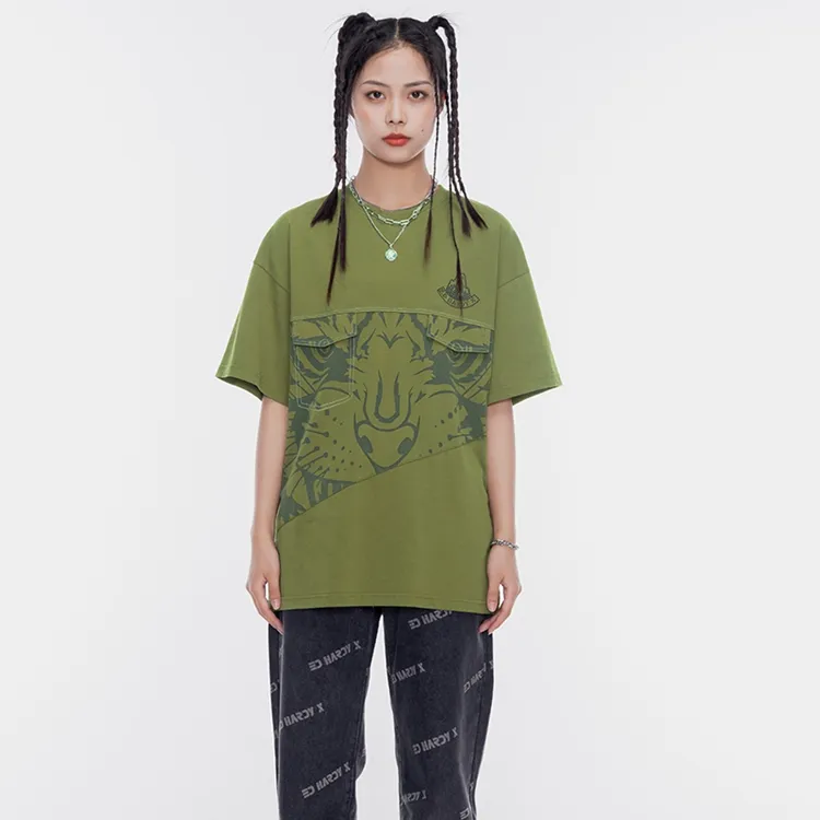 ED HARDY X T Shirts Unisex Green-3