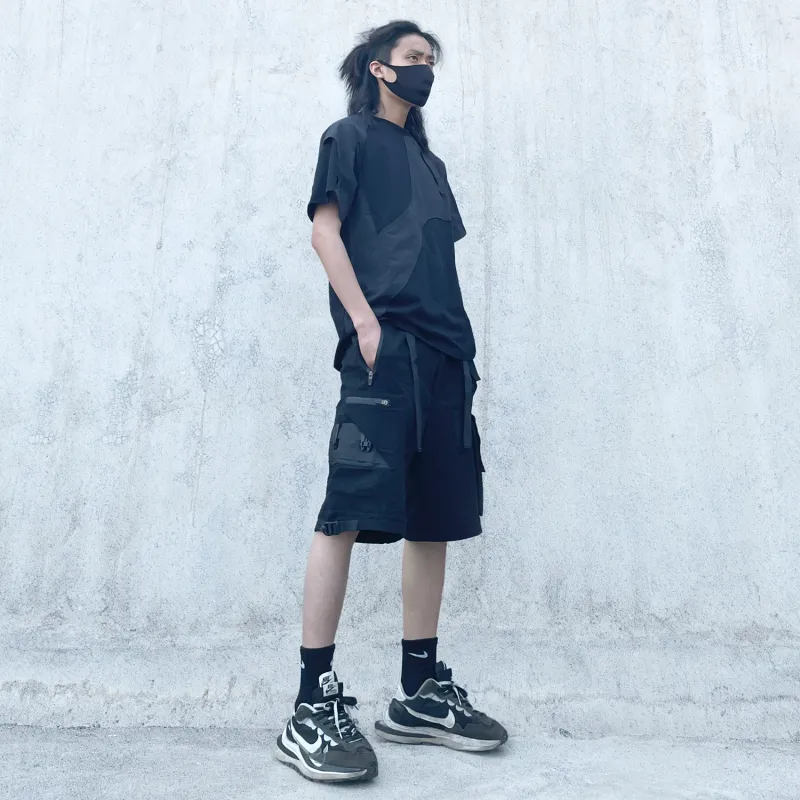 VIP Cargo Shorts Men Black-3