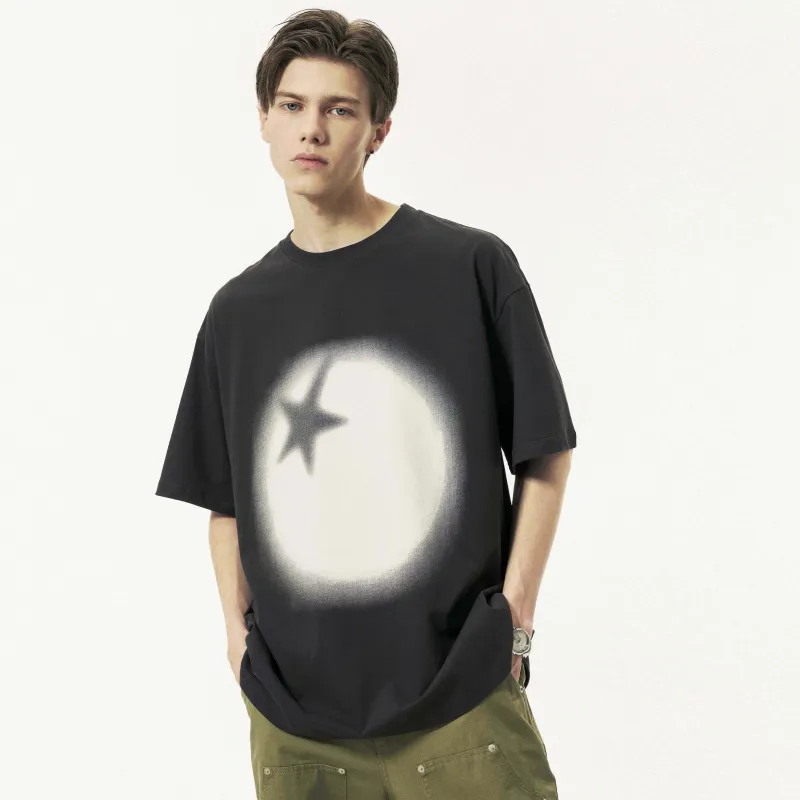 ALL NIGHT DAYS Halo Star Unisex T-shirt-3