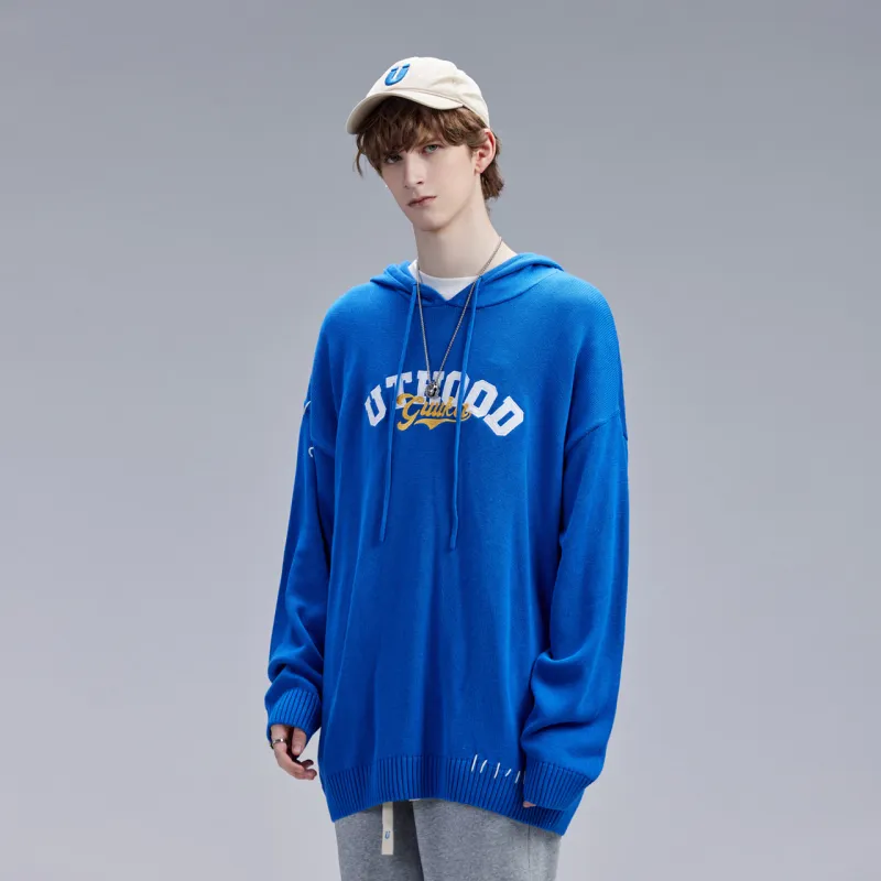 Guuka Sweaters Men Colorful Blue-7