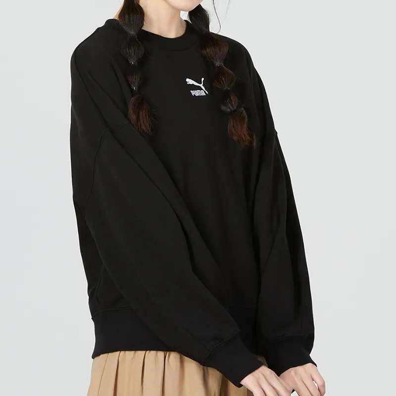 PUMA Sweatshirts Women's Black-2