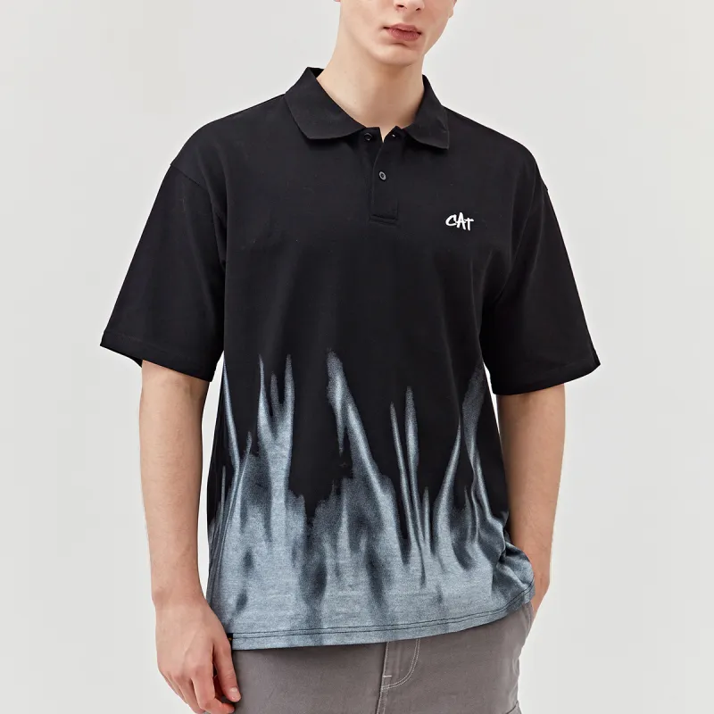 CAT Polo Shirts Unisex Black-2