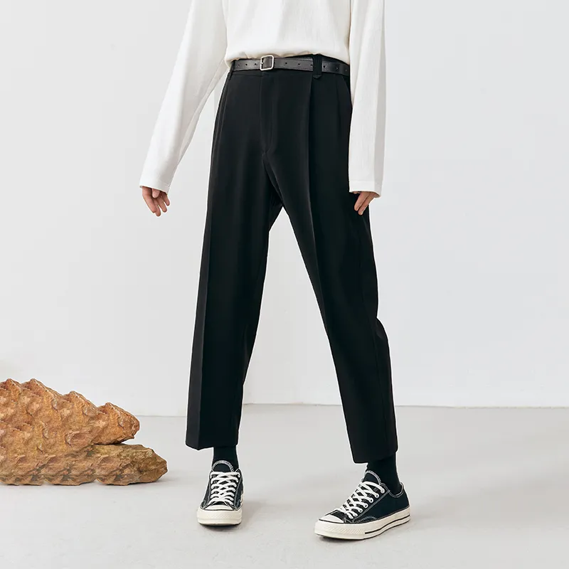 SIMPLE PROJECT Straight Casual Pants Unisex-2