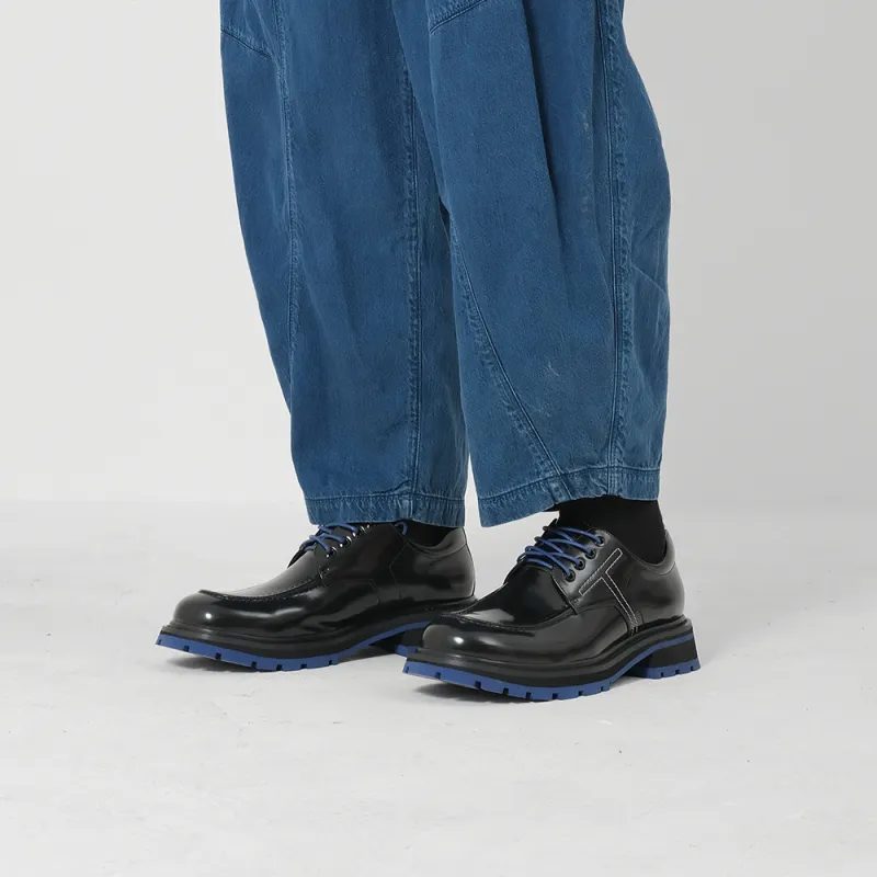 TUATARA Pearlescent Phantom Series Toretta Platform Shoes Men's Black-7