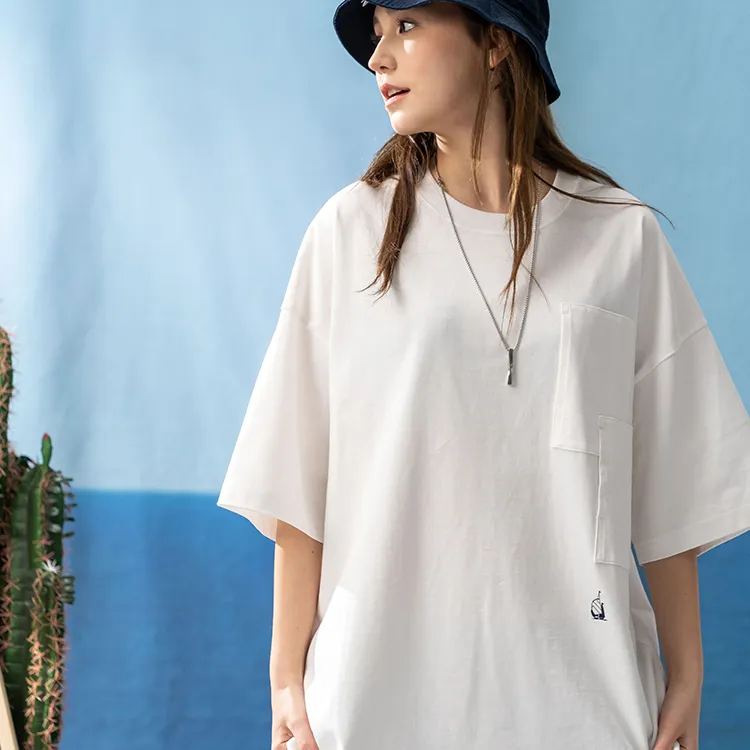Nautica White Sail Nautica White Sail White Sail Series Short Sleeved T Shirts Unisex-3