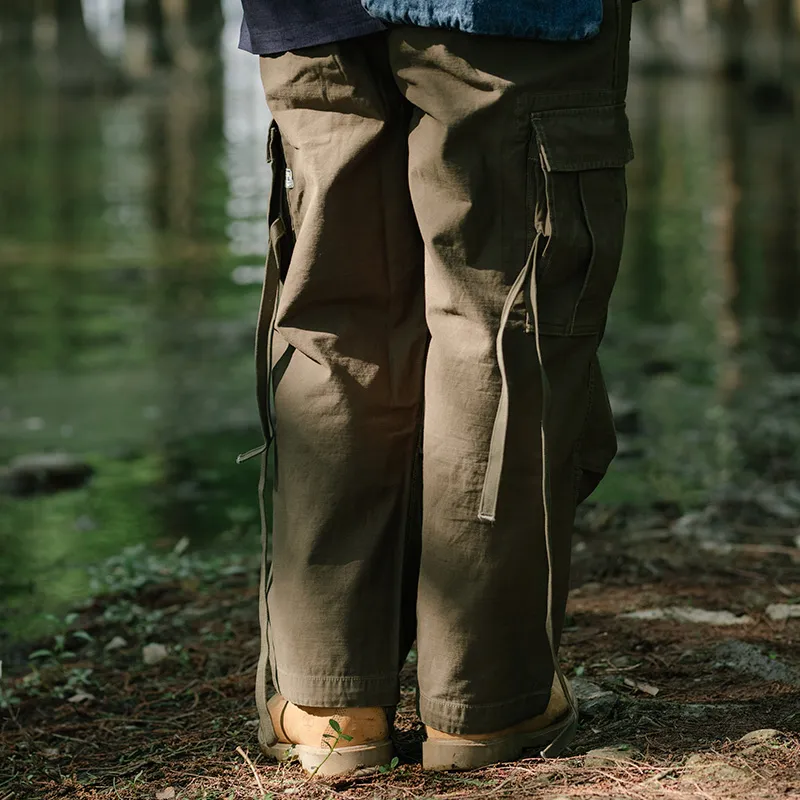 TEKABLU Cargo Pants Casual Pants Men's Army Green-3