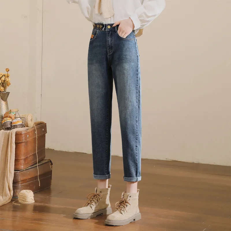 MITUAN Jeans Women's Vintage Blue-5