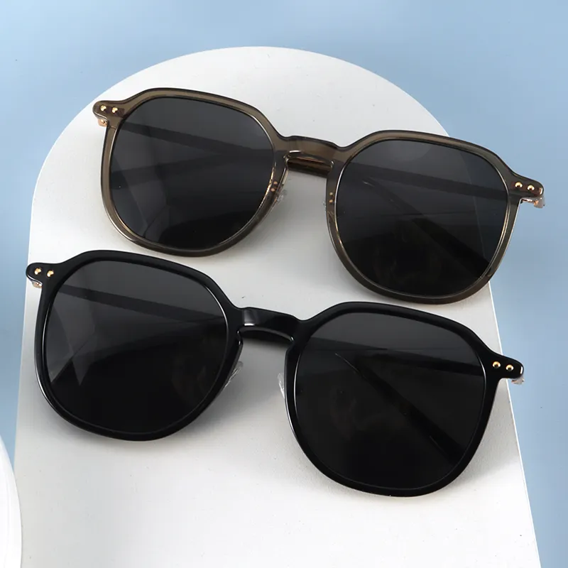 MUZU TR/Memory Plastic Irregular Shape Sunglasses Unisex-2