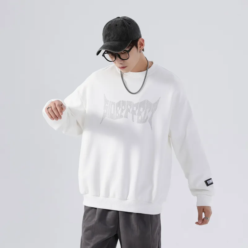 SIDEEFFECT Crew Neck Loose Fit Regular Sweatshirt Unisex-12